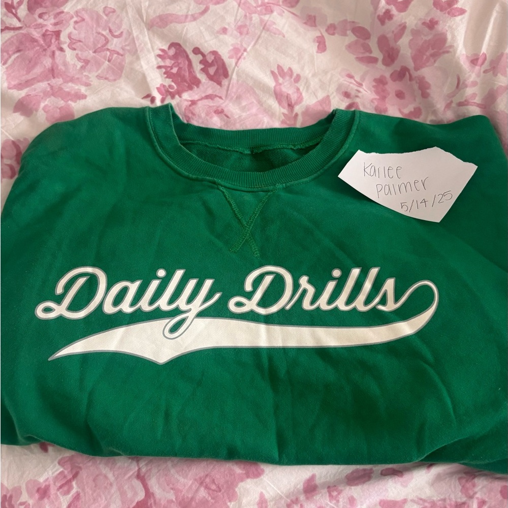 Green Daily Drills Sweatshirt